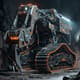 Orebreaker Heavy Excavation Unit Concept - Futuristic Mechanical Robotics Concept Art for Creative Designers 6