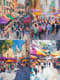 Busy Market Square Impressionist Art - Vibrant Impressionist Painting for Art Lovers and Creative Spaces 5