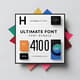 4100+ Ultimate Font Bundle - H Typography Vault - Premium Font Collection for Designers and Brands 3