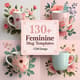130+ Feminine Mug Templates CDR Design - Elegant Feminine Mug Designs for Creative Branding and Personalized Gifts 1