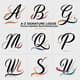 A-Z Signature Logos - Premium Alphabet-Based Branding Suite - Elegant Customizable Logo Templates for Professional Branding and Business Identity 4