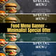 Food Menu Banner - Minimalist Special Offer - Sleek Editable Marketing Banner Template for Food Brands and Promotions 2025 3