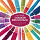 Illustrator Shader Brush Pack - Premium Vector Shader Brushes for Creative Illustration and Design Workflows 1