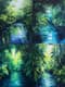Tropical Rainforest Acrylic Scene - Vibrant Acrylic Painting Art for Nature Lovers and Home Decor Enthusiasts 4