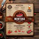 Montana Restaurant Food & Drinks Templates - Editable Promotional Menu Designs for Restaurants and Cafes 3