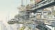 Sprawling Vertical City with Floating Platforms - Futuristic Sci-Fi Illustration for Creative Projects and Digital Art 6