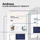 Andreas Clean Minimalist Website Theme - Sleek CSS Template for Modern Developers and Designers 6