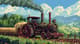Steam Tractor in Action Pixel Art - Retro Pixel Art Vehicles for Game Developers and Digital Creators 2025-2026 6