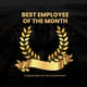 Gold Black IG Post Employee Recognition - Elegant Social Media Template for Celebrating Top Performers 5