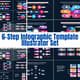 6-Step Infographic Template Illustrator Set - Clean, Modern Visuals for Engaging Data Presentation and Professional Branding 4
