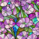 50 Cathedral Glass Flower Patterns - Elegant Floral & Botanical Textures for Creative Prints and Design Projects 4