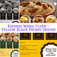 Biryani Menu Flyer - Yellow Black Promo Design - Vibrant Marketing Flyer Template for Restaurants and Food Promotions 5