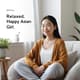 Relaxed Happy Asian Girl - Cinematic Lifestyle Stock Video for Family & Personal Stories 6