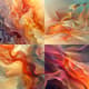 Digital Abstract Warm Gradient Composition - Immersive Contemporary Abstract Art for Creative Projects and Modern Decor 5