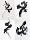 Elegant Calligraphy Ink Piece - Refined Ink Painting Art for Sophisticated Designs and Creative Projects 3