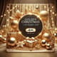 Golden Christmas Luxe Holiday Loop - Cinematic Festive Motion Backgrounds for Creative Studios and Seasonal Projects 4