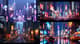 Skyline Pulse Towering Metropolis - Immersive Digital Urban Environment Art for Creative Projects and Visual Storytelling 4