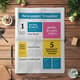 Newspaper Template Editable Print Layout - Clean, Professional Marketing Asset for Print Ads and Campaigns 6