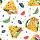 100 Culinary Artistry Patterns - Vibrant Food & Fruit Designs for Creative Prints and Branding 5