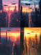 Futuristic Cityscape at Sunset - Vibrant Sci-Fi Illustration for Visionary Creators and Digital Art Projects 4