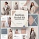 Fashion Social Kit - PowerPoint Feeds & Stories - Animated Social Media Templates for Trendy Brands and Engaging Campaigns 2025-2026 4