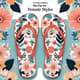 175+ Floral & Abstract Flip-Flop Design Set - Stylish Female Vector Graphics for Creative Summer Footwear Projects 3
