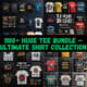 1100+ Huge Tee Bundle - Ultimate Shirt Collection - Versatile Graphic Designs for T-Shirt Creators and Apparel Brands 1