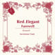 Red Elegant Farewell Invitation Card - Stylish GoodbyeWave Studio Invite for Memorable Farewell Events 6