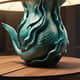 Mermaid Vase 3D Print - Elegant 3D Printable Sculpture for Artistic Home Decor and Creative Designers 6