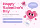 Modern Illustration Valentine's Day Postcard - Chic Romantic Card Design for Heartfelt Messages and Seasonal Greetings 3