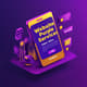 Website Services Ad Purple Yellow Gradient FB - Vibrant Social Media Template for Engaging Facebook Campaigns 1