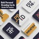 Bold Personal Branding Cards - Editable PSD Templates - Sleek Business Card Designs for Professionals and Entrepreneurs 5