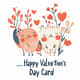 Cute Happy Valentine's Day Card - Charming Romantic Greeting for Heartfelt Connections and Memorable Moments 6