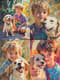 Impressionistic Portrait of a Young Boy with a Dog - Expressive Impressionistic Portrait Art for Emotional Home & Gallery Decor 3