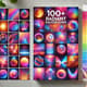100+ Radiant Backgrounds - Vibrant Textures & Backdrops for Creative Photography and Design Projects 5