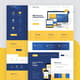 Internet Portal Multi-Section Layout - Modern CSS Website Theme for Web Services and Digital Platforms 3