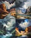 Towering Landscape Oil - Immersive Traditional Oil Painting for Art Enthusiasts and Decor 5