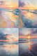 Tranquil Beach Sunset Impressionist Art - Serene Impressionist Painting for Relaxing Home Decor and Creative Projects 1