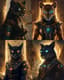 Bastet's Grace - Feline Divinity - Mythological Fantasy Art for Creators Seeking Immersive Legendary Visuals 4