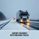 Snowy Highway with Moving Truck - Cinematic Stock Video for Dynamic Sports and Fitness Visuals 5