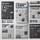 5 Newspaper & Bulletin Templates Bundle - Editable InDesign Layouts for Professional Print and Digital Publications 4