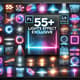 55+ Lights Effect Exclusive - Vibrant Photoshop Actions and Presets for Dynamic Photo Enhancements 1