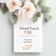 Floral Touch Dinner Party Invitation - Elegant Botanical Invite for Stylish Gatherings and Memorable Events 6