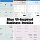 Blue UI-Inspired Business Invoice - Modern, Professional Invoice Template for Efficient Office and Commercial Use 6