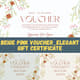 Beige Pink Voucher Elegant Gift Certificate - Sophisticated Virtual Certificate for Professional & Personal Recognition 1