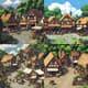 Medieval Village with Thatched Roofs - Retro Pixel Art for Game Developers and Nostalgic Creators 1