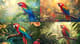 Vibrant Parrot Perched - Figurative Wildlife Art for Bold Wall Decor and Creative Spaces 6