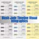 Blush Jade Timeline Visual Infographics - Elegant Data Visualization for Engaging Business Presentations and Reports 3