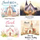 Church Watercolor Easter Good Friday Invite - Elegant Religious Invitation for Memorable Holiday Celebrations 5