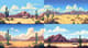 Desert Scene with Dunes & Cacti Pixel - Vibrant Pixel Art Landscape for Creative Projects and Game Design 3